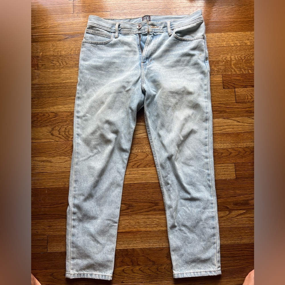 BDG Men's Straight Leg Jeans in Light Blue
